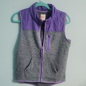 Cat & Jack Purple and Gray Kids Vest